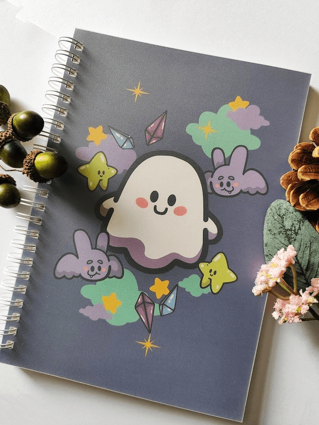 A5 Reusable Ghost Sticker Book