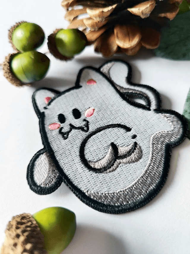 Glow in the Dark Kitty Ghost Patch