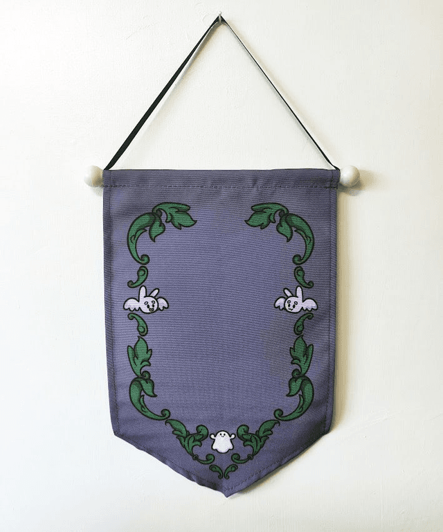 Bats and Ghosts Pin Display Pennant