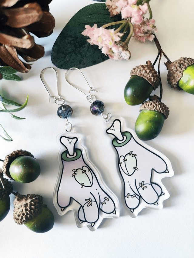 Zombie Hands Acrylic Earrings